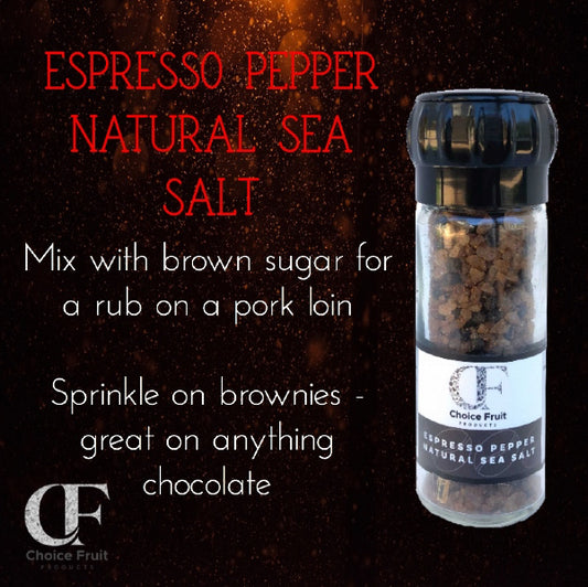 Espresso Pepper Natural Sea Salt