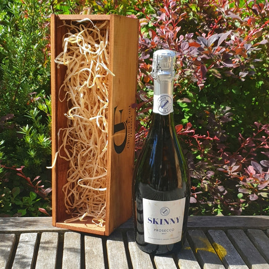 Gift Box - Skinny Prosecco - Thomson & Scott +/- Glasses