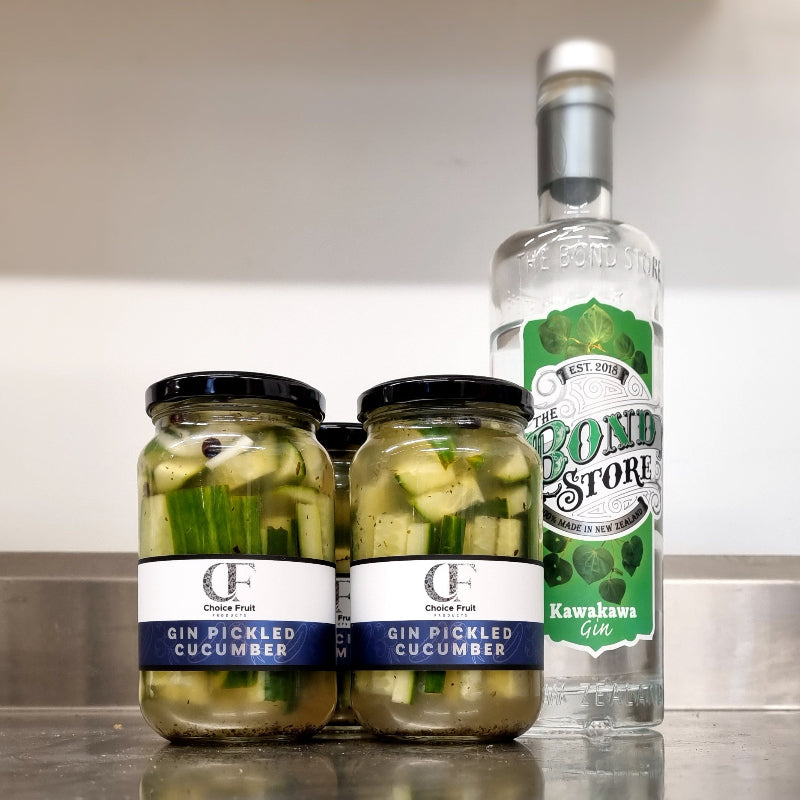 Gin Pickled Cucumbers