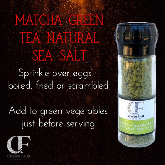 Matcha Green Tea Natural Sea Salt