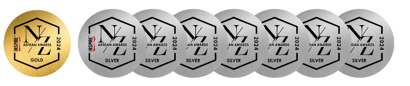 NZ Food Awards - silver and gold medals 2024 winners