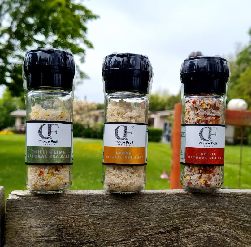Chilli & Lime, Lemon & Chilli Natural Sea Salts