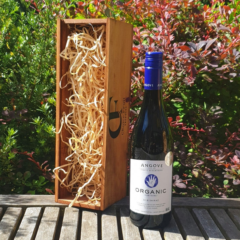 Gift Box - Angove Organic Shiraz +/- Glasses 