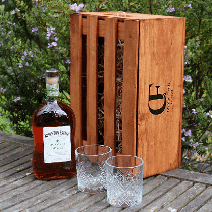 Gift Box - Appleton Signature Blend Jamaican Rum 1 Litre + Glasses 