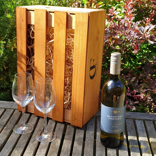 Gift Box - Gladstone Vineyard Sauvignon Blanc +/- Glasses