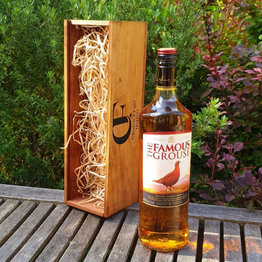 Gift Box - The Famous Grouse 1 Litre +/- Glasses 