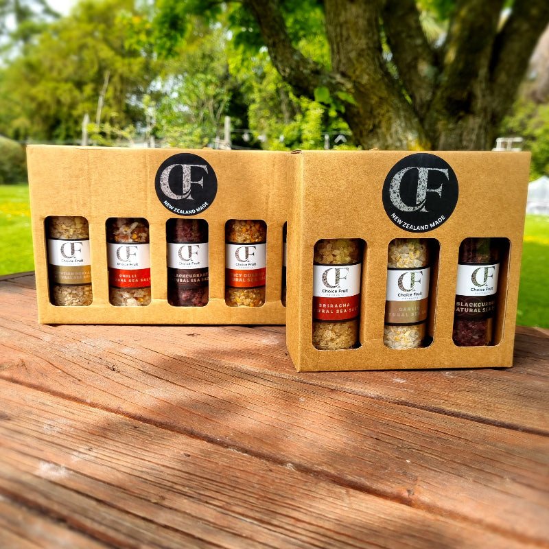 Gift box sets of 3 x Natural Sea Salts