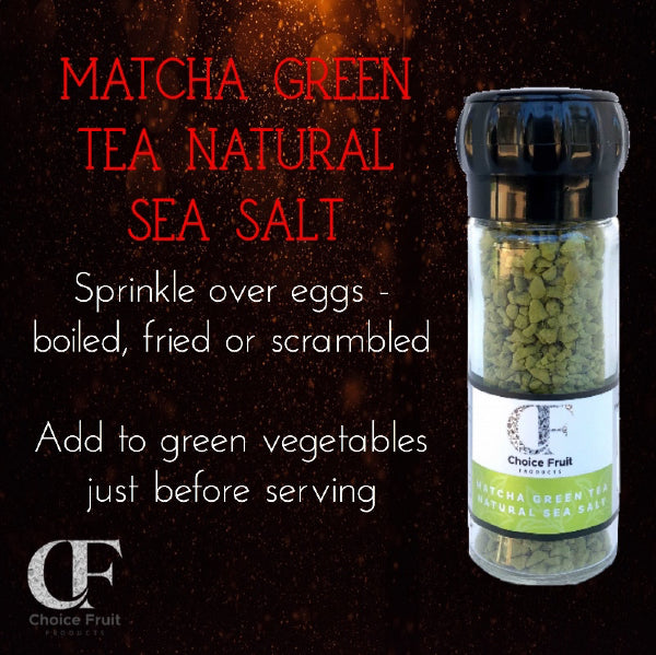 Matcha Green Tea Natural Sea Salt