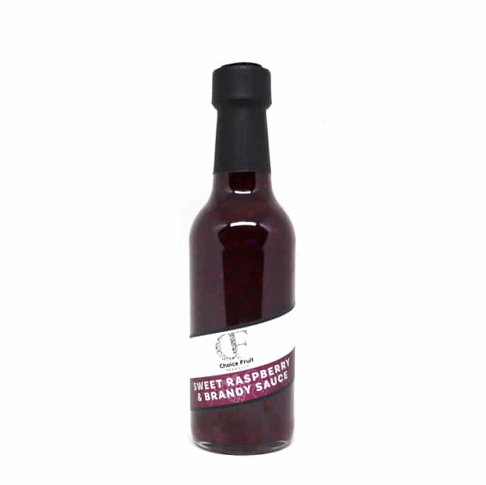 Sweet Raspberry & Brandy Sauce - 110ml/250ml 
